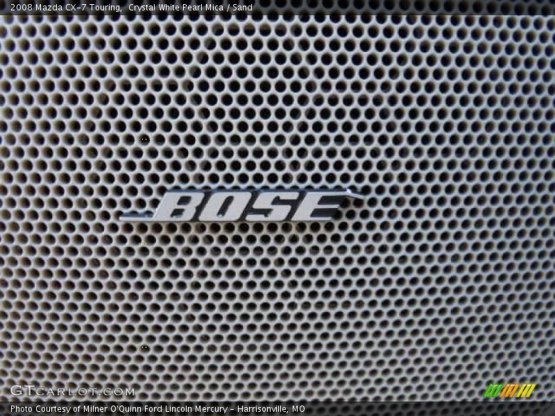 Crystal White Pearl Mica / Sand 2008 Mazda CX-7 Touring