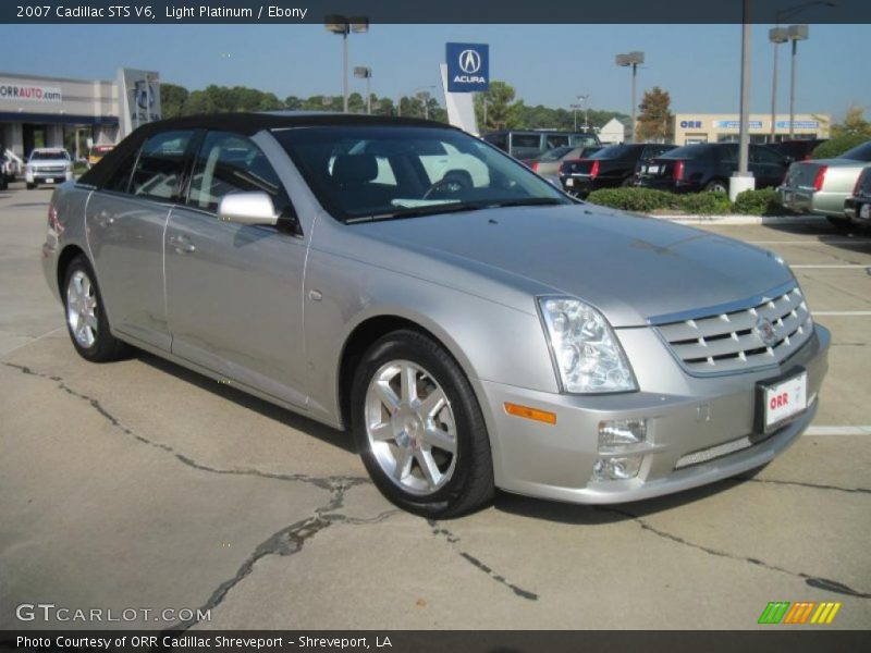 Light Platinum / Ebony 2007 Cadillac STS V6