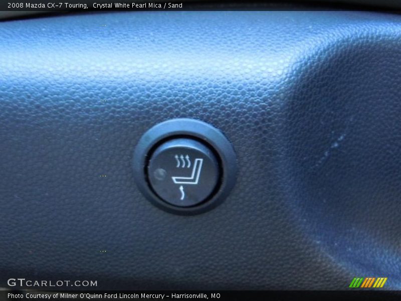 Crystal White Pearl Mica / Sand 2008 Mazda CX-7 Touring