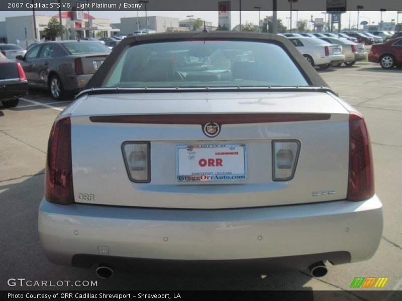 Light Platinum / Ebony 2007 Cadillac STS V6