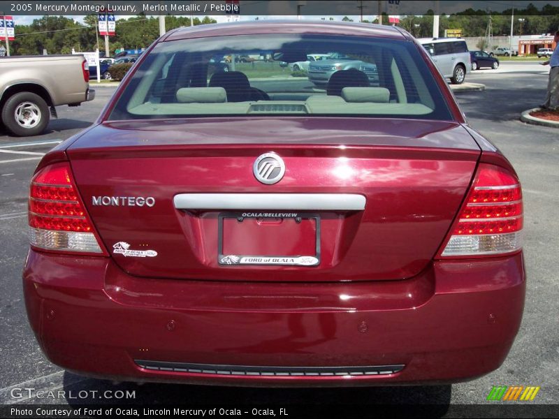 Merlot Metallic / Pebble 2005 Mercury Montego Luxury