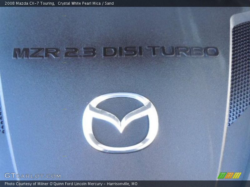 Crystal White Pearl Mica / Sand 2008 Mazda CX-7 Touring