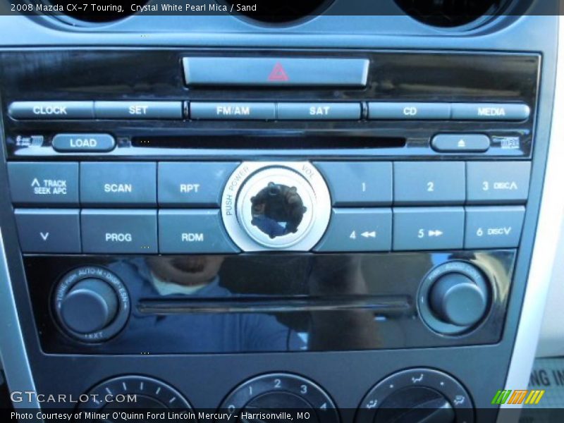 Crystal White Pearl Mica / Sand 2008 Mazda CX-7 Touring