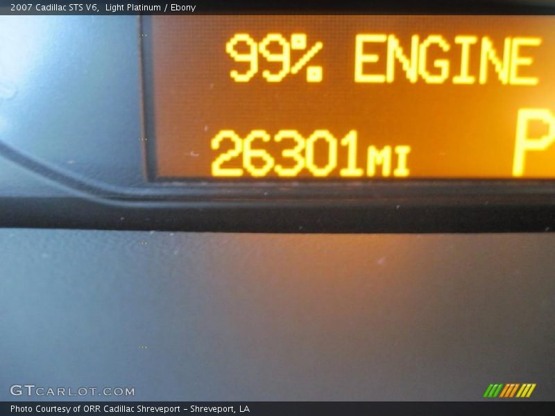Light Platinum / Ebony 2007 Cadillac STS V6
