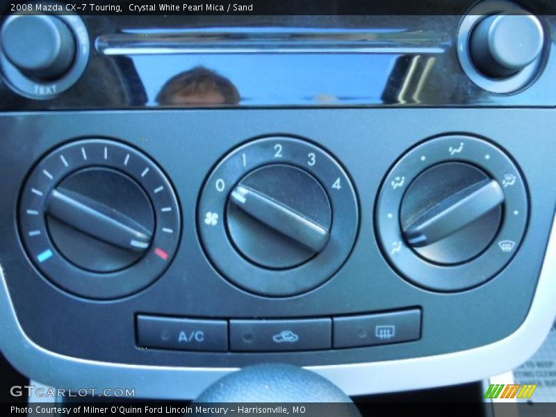 Crystal White Pearl Mica / Sand 2008 Mazda CX-7 Touring