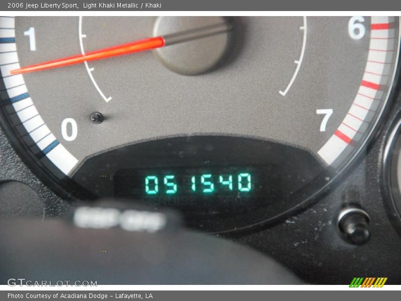 Light Khaki Metallic / Khaki 2006 Jeep Liberty Sport