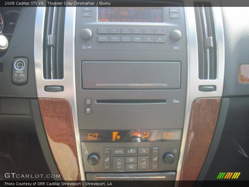 Thunder Gray ChromaFlair / Ebony 2008 Cadillac STS V8