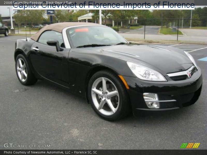 Black Onyx / Tan 2008 Saturn Sky Roadster