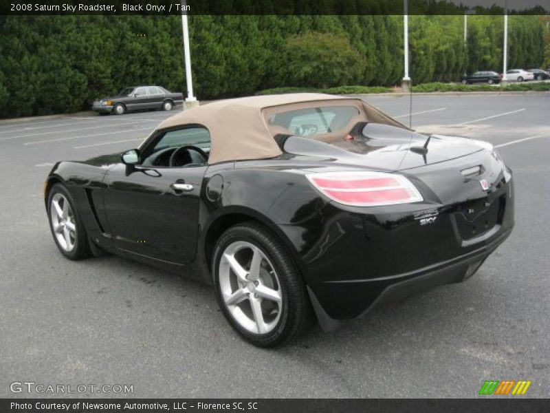 Black Onyx / Tan 2008 Saturn Sky Roadster