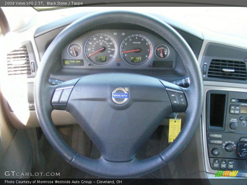 Black Stone / Taupe 2009 Volvo S60 2.5T