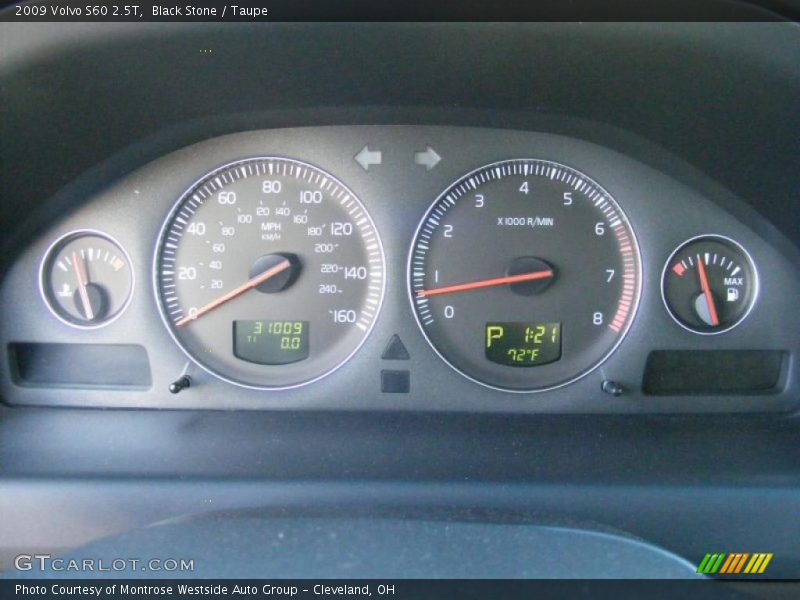 Black Stone / Taupe 2009 Volvo S60 2.5T