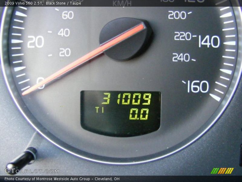 Black Stone / Taupe 2009 Volvo S60 2.5T