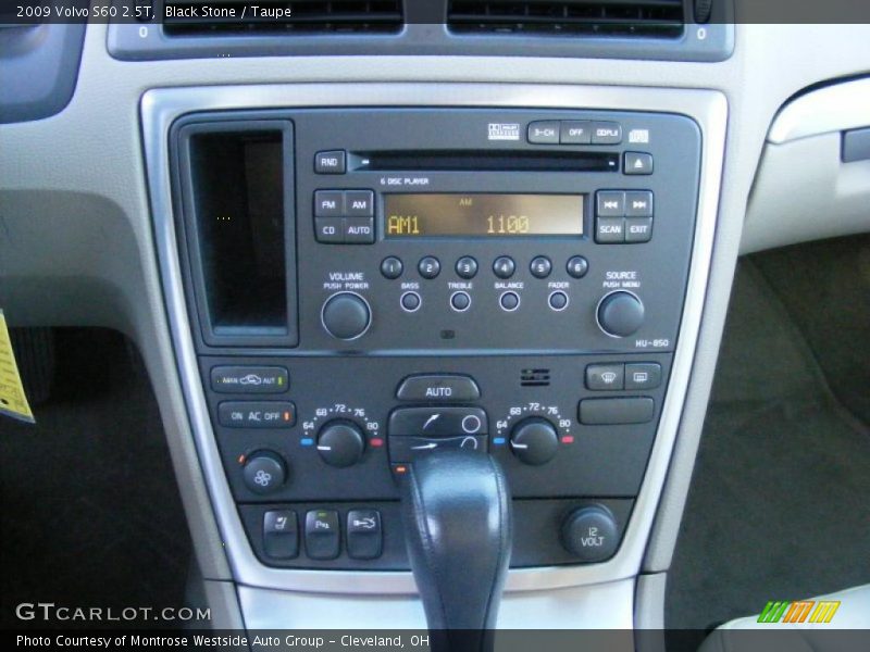 Black Stone / Taupe 2009 Volvo S60 2.5T