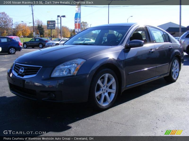 Dark Slate Metallic / Charcoal Black 2008 Nissan Maxima 3.5 SE