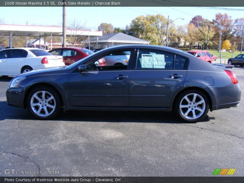 Dark Slate Metallic / Charcoal Black 2008 Nissan Maxima 3.5 SE