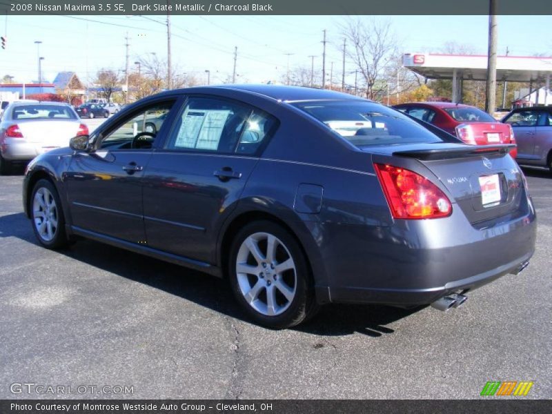 Dark Slate Metallic / Charcoal Black 2008 Nissan Maxima 3.5 SE