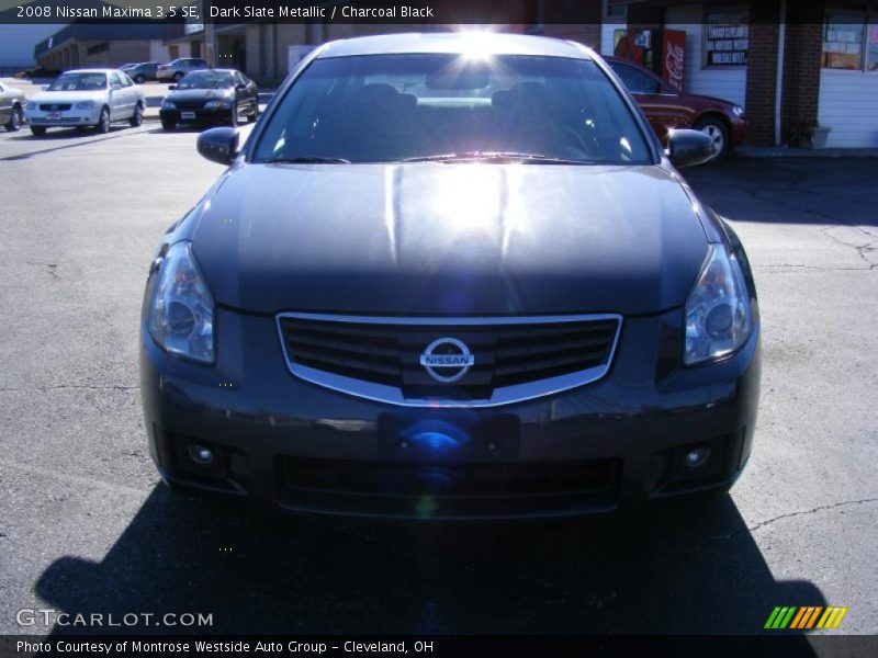 Dark Slate Metallic / Charcoal Black 2008 Nissan Maxima 3.5 SE