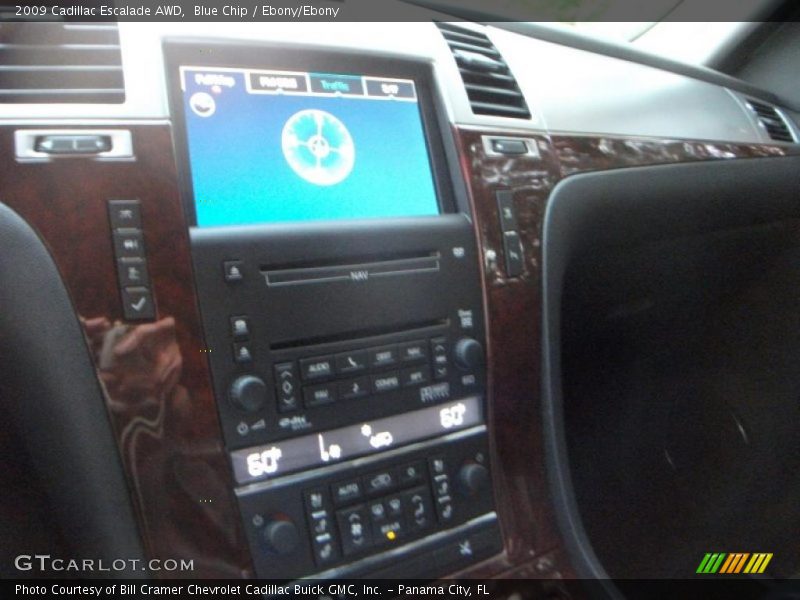 Blue Chip / Ebony/Ebony 2009 Cadillac Escalade AWD