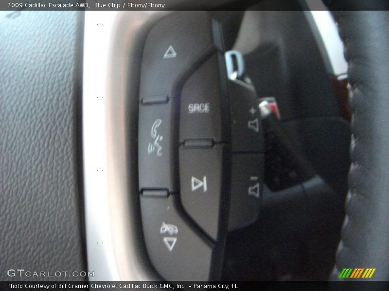 Blue Chip / Ebony/Ebony 2009 Cadillac Escalade AWD