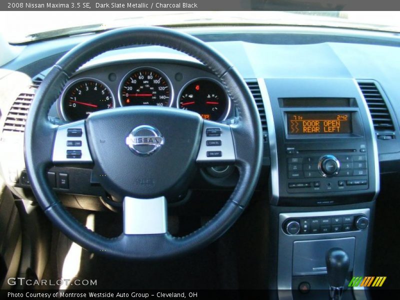 Dark Slate Metallic / Charcoal Black 2008 Nissan Maxima 3.5 SE