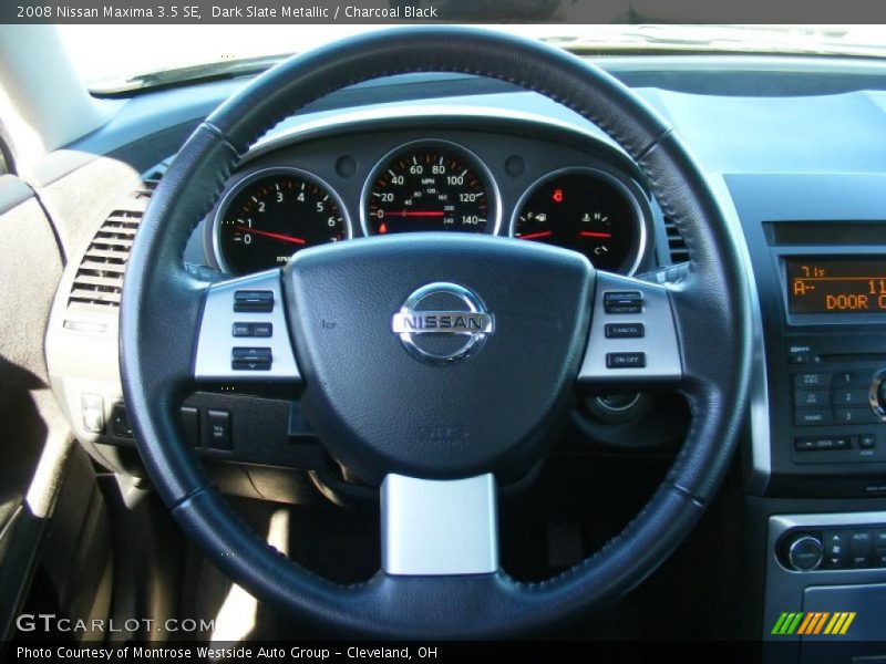Dark Slate Metallic / Charcoal Black 2008 Nissan Maxima 3.5 SE