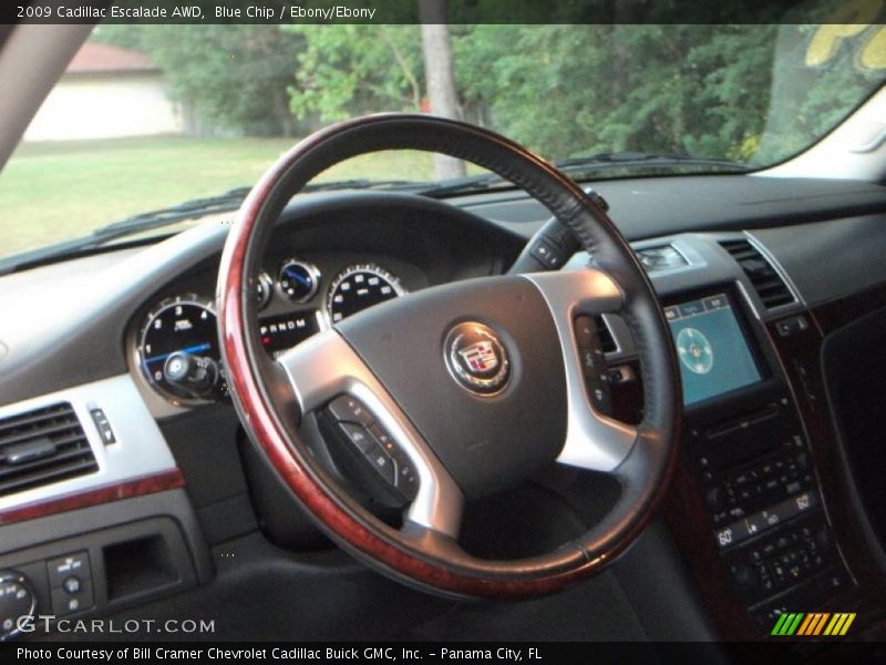 Blue Chip / Ebony/Ebony 2009 Cadillac Escalade AWD