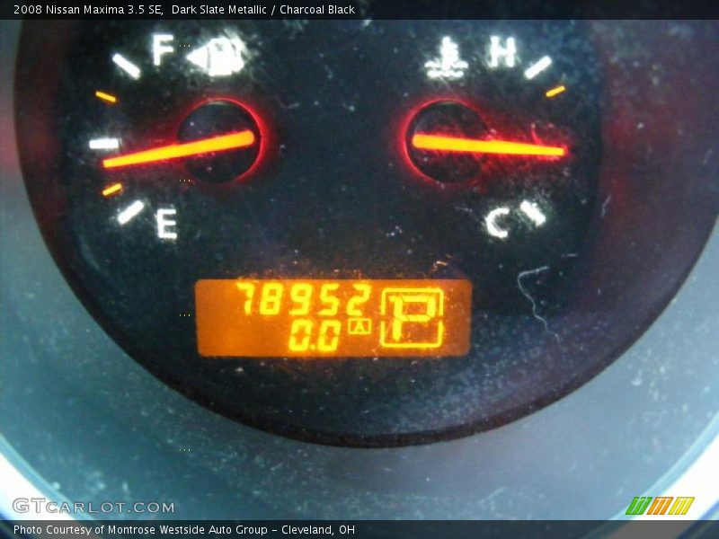 Dark Slate Metallic / Charcoal Black 2008 Nissan Maxima 3.5 SE