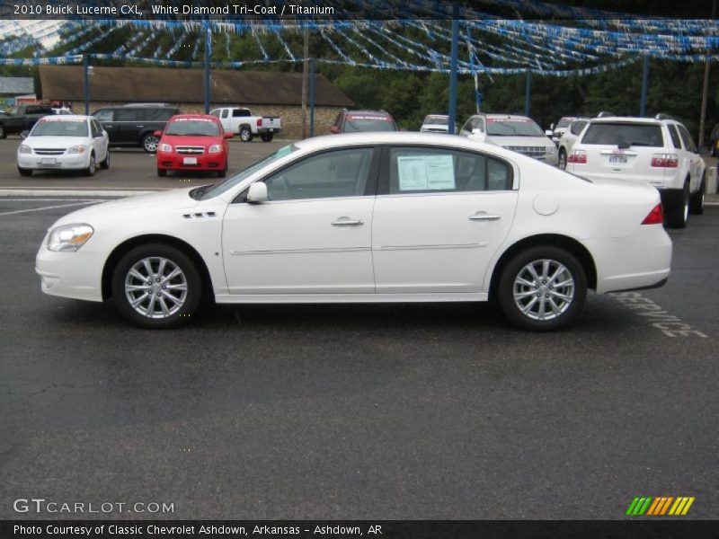 White Diamond Tri-Coat / Titanium 2010 Buick Lucerne CXL