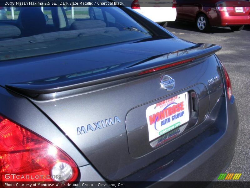 Dark Slate Metallic / Charcoal Black 2008 Nissan Maxima 3.5 SE