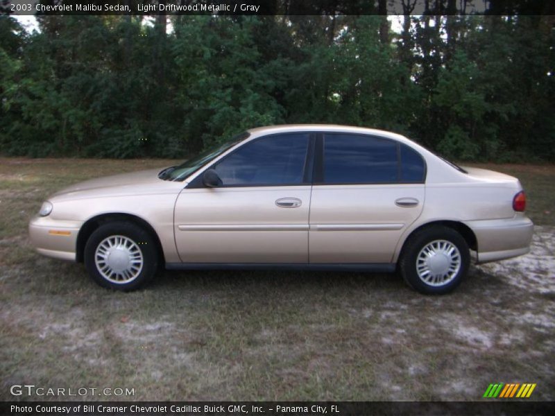 Light Driftwood Metallic / Gray 2003 Chevrolet Malibu Sedan