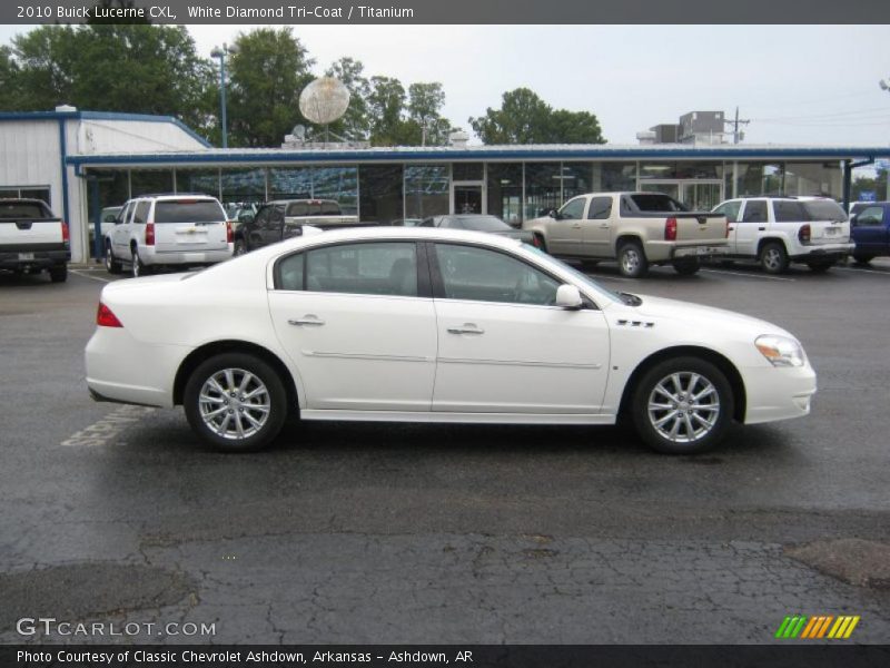 White Diamond Tri-Coat / Titanium 2010 Buick Lucerne CXL