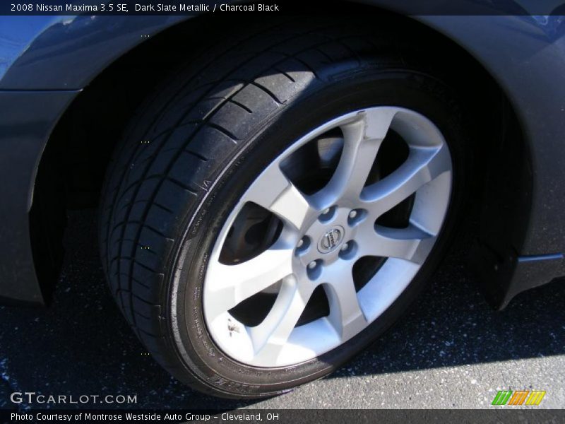 Dark Slate Metallic / Charcoal Black 2008 Nissan Maxima 3.5 SE