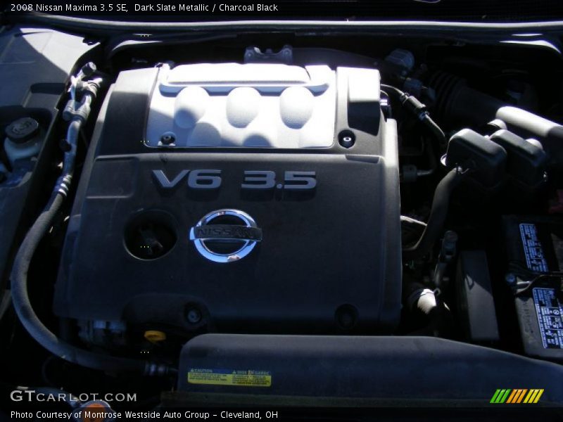 Dark Slate Metallic / Charcoal Black 2008 Nissan Maxima 3.5 SE