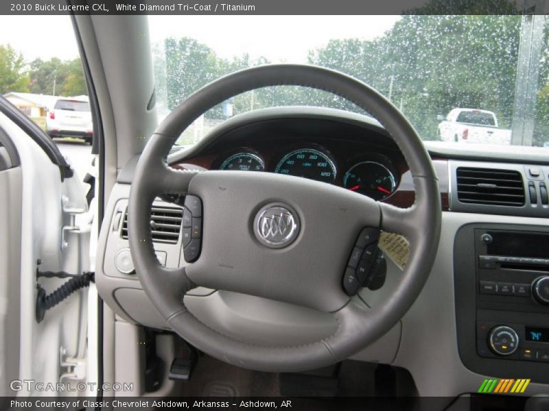 White Diamond Tri-Coat / Titanium 2010 Buick Lucerne CXL