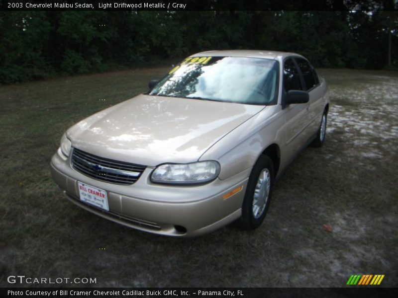 Light Driftwood Metallic / Gray 2003 Chevrolet Malibu Sedan