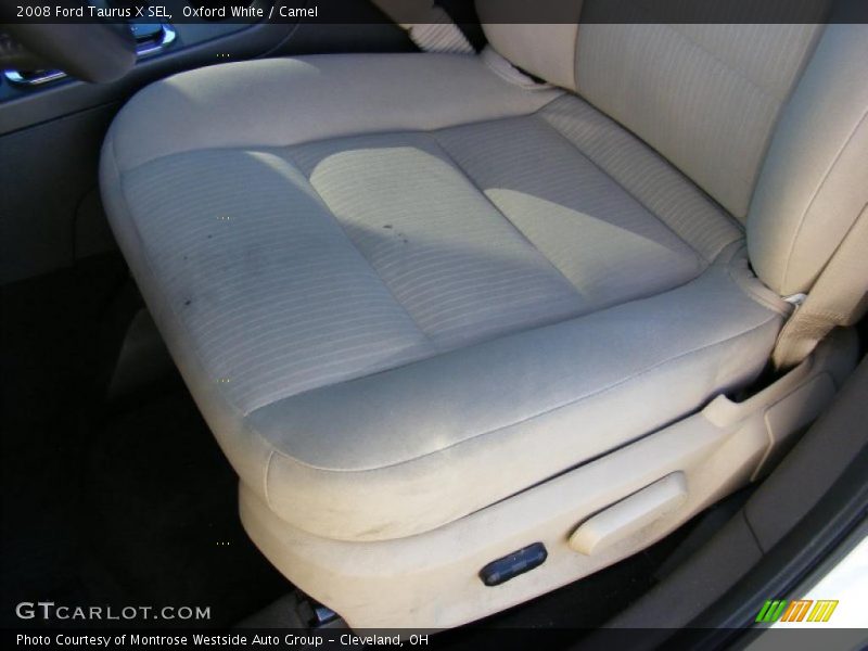 Oxford White / Camel 2008 Ford Taurus X SEL