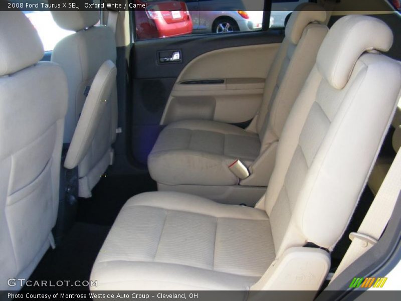 Oxford White / Camel 2008 Ford Taurus X SEL