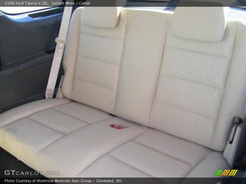 Oxford White / Camel 2008 Ford Taurus X SEL