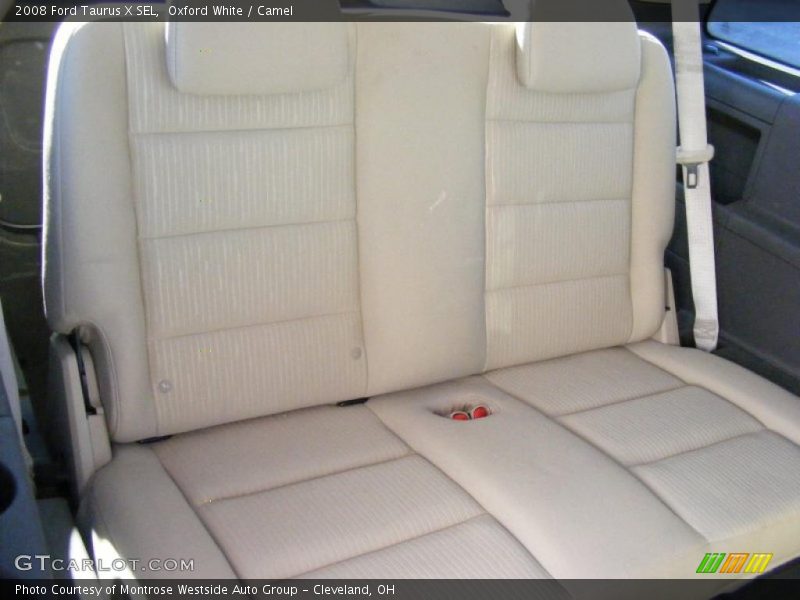 Oxford White / Camel 2008 Ford Taurus X SEL