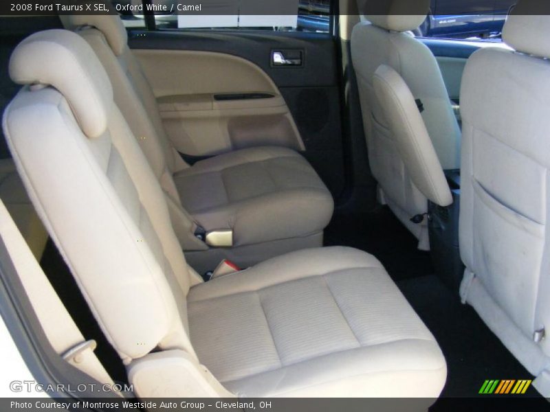 Oxford White / Camel 2008 Ford Taurus X SEL