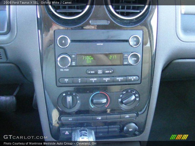 Oxford White / Camel 2008 Ford Taurus X SEL