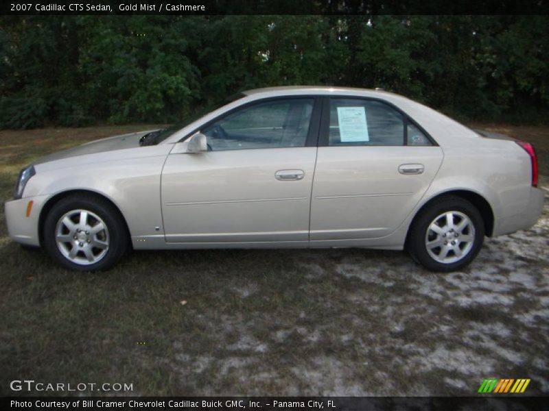 Gold Mist / Cashmere 2007 Cadillac CTS Sedan