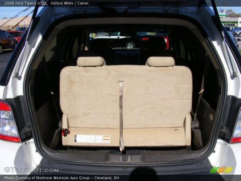 Oxford White / Camel 2008 Ford Taurus X SEL
