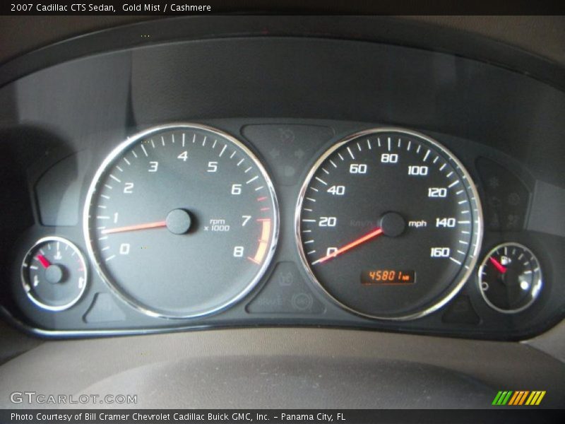 Gold Mist / Cashmere 2007 Cadillac CTS Sedan