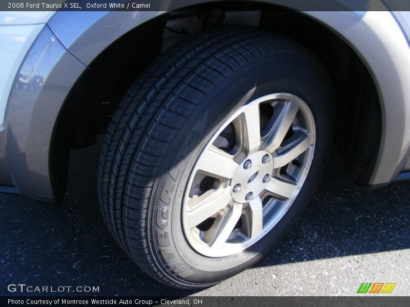 Oxford White / Camel 2008 Ford Taurus X SEL