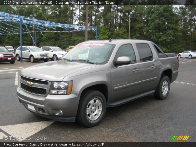 Graystone Metallic / Light Titanium/Ebony 2007 Chevrolet Avalanche LS 4WD