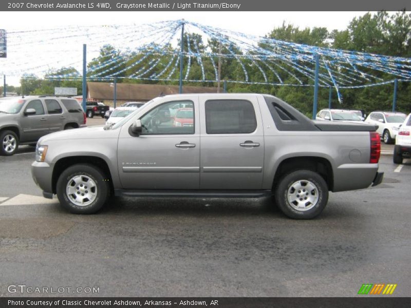 Graystone Metallic / Light Titanium/Ebony 2007 Chevrolet Avalanche LS 4WD