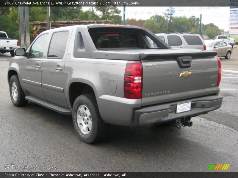 Graystone Metallic / Light Titanium/Ebony 2007 Chevrolet Avalanche LS 4WD