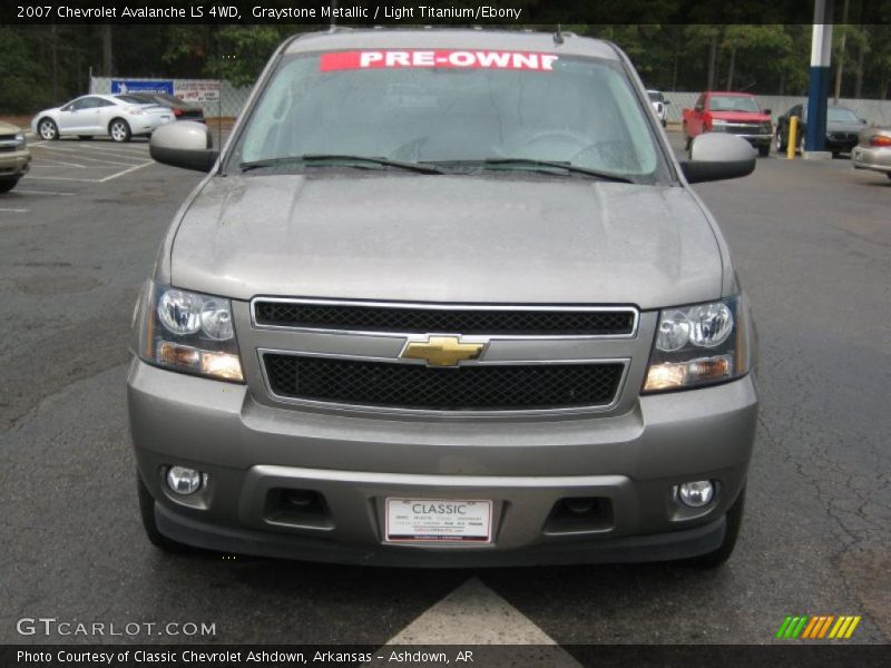 Graystone Metallic / Light Titanium/Ebony 2007 Chevrolet Avalanche LS 4WD