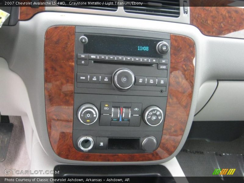 Graystone Metallic / Light Titanium/Ebony 2007 Chevrolet Avalanche LS 4WD